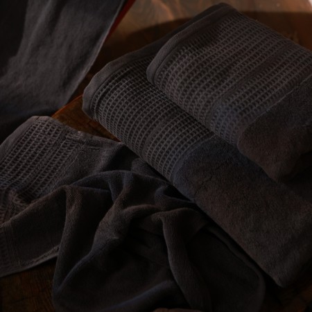 Trure -colored towel SL Home: Waffle "Grig Sandre" 100x180 cm, 100% cotton, 490 g/m2-1