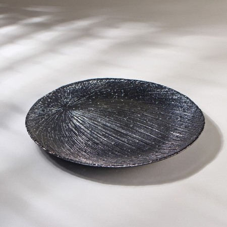 Dish "fireworks", d = 21 cm, blue color-1