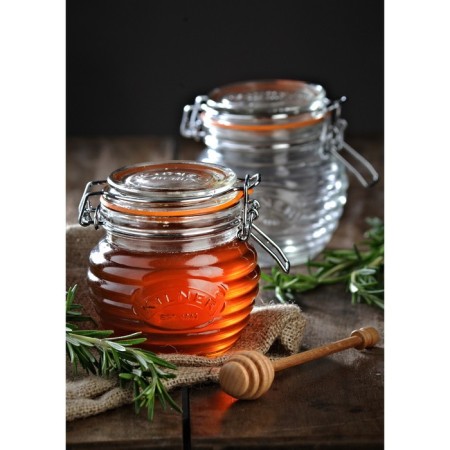 Bank with a spoon for honey Kilner-8