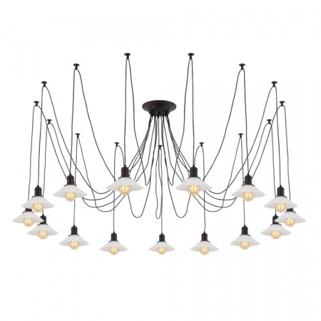 Suspended Citilux “Edison” CL451152, 15x75W, E27, Black Color Black-10