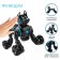 Robot dog Stunt, on the control panel, interactive: sound, light, on the battery, black