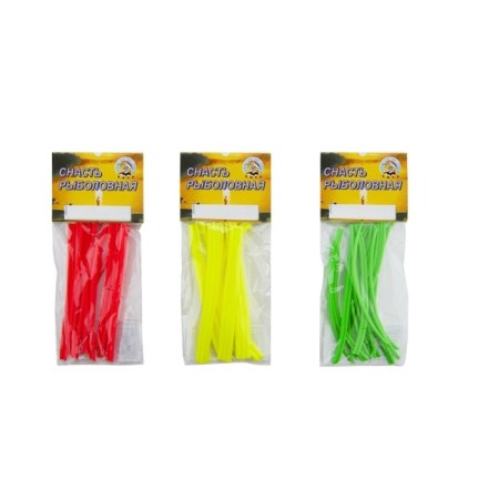 Cambrick, fluorescent, d = 2.0x4.0 mm, 10 cm, 20 pcs, red color