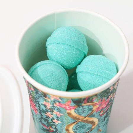 Gift set of cosmetics “Since March 8!”, Bath bombs 6 x 20 g, pure happiness-5