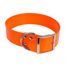 Collar from biotan, Osh 38-50.5 x 5 cm, orange
