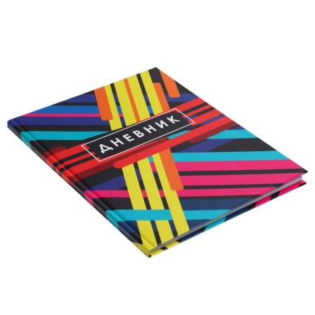 Universal diary for grades 1-11, "abstraction", solid cover 7BC, glossy lamination, 40 sheets-1