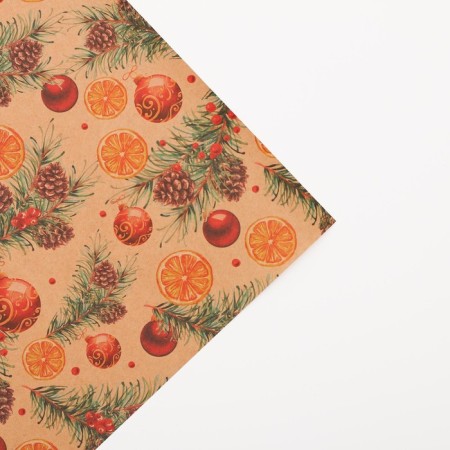 Package Crafts "Orange", 50 x 70 cm, New Year-4