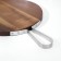 Groot board with a metal handle, round, 35.8 × 25 × 1.6 cm, tropical acacia