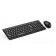 Keyboard set and mouse Perfeo Team, membranes, 1000 dpi, USB, black