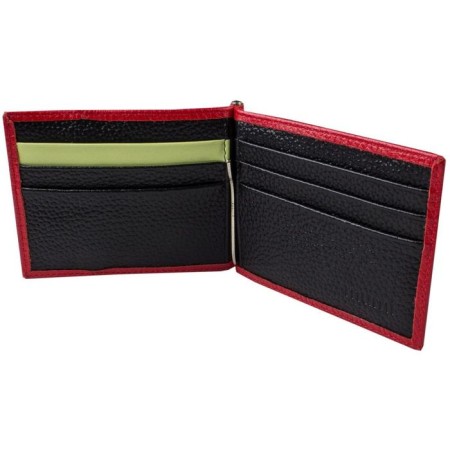 Clip for bills of n/k, 8 pockets, red color-1