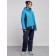 Ski costume female winter, size 52, blue color