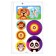 The designer "Funny gears", light and sound effects, works from batteries, 81 details