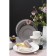 Set of plates Tkano Edge, 21 cm, 2 pcs, dark gray color