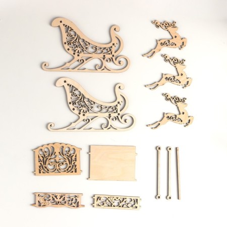 Souvenir "Sani" 18x10x11 cm deer 9.5 x 8 cm (set 12 parts)-5