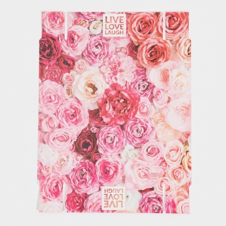 Confectionery packaging, Makarun box with PVC lid, Live Love Laugh, 17 x 12 x 3.5 cm-5