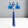Wind Music Metal "Elephant" from the evil eye with a brush 2 bells 24 cm