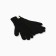 Women's gloves MIST with fingers, rr 25cm, black