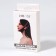 Textile mask to correct the oval of the face, on Velcro, black/pink color