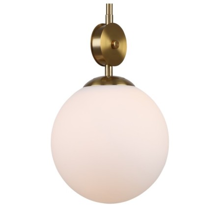 Suspension lamp Marsela 1xe27 60W, size 20x20x45-80 cm, bronze color-1