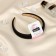 Hair rim "Jeannette" Galant, 2 cm, black