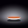 Round plate Wilmax England Spiral, D = 18 cm, Orange color
