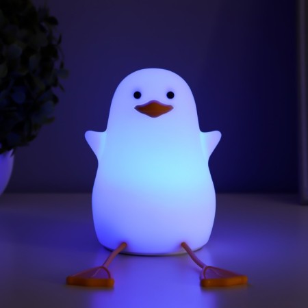 Night-mock "Duck" LED USB AKB white-yellow 9x9x20 cm-6