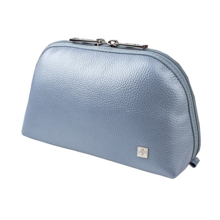 Cosmetic bag with lightning, blue color