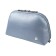 Cosmetic bag with lightning, blue color