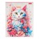 Notebook 48l CL Spring Cat, regional charts, rounded carriers, bl 65g/m2, mix