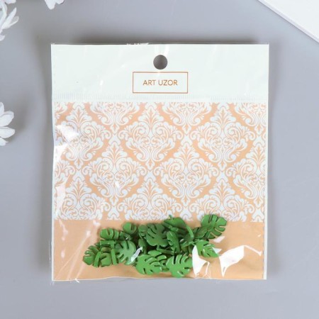 Brads for scrapbooking "Palm leaves" set of 20 pcs 0.8x1.7x1.4 cm-2