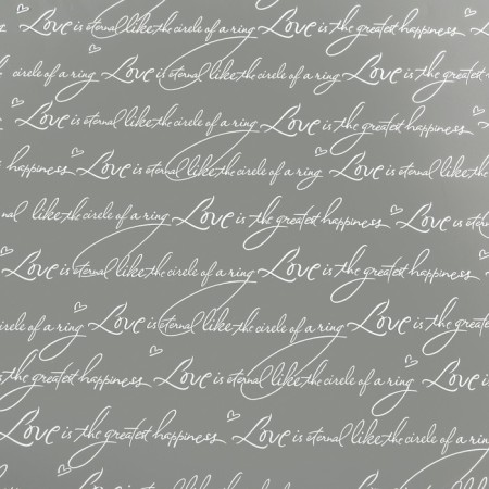 Flower film "Manuscript" White 0.7 x 8.2 m, 40 mkm-2