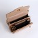 Women's bag with lightning, beige color