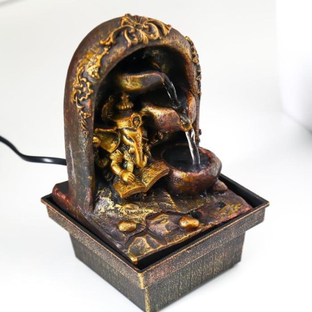 The desktop fountain from the Ganesha network with a book at the waterfall 20x12.5x12.5 cm-4