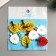 Buttons wood for creativity 2 punctures "tree" set 10 pcs 3.1x2.4 cm