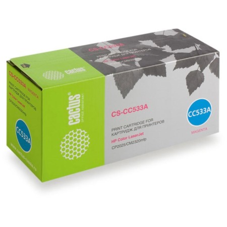 CACTUS CSTUS CS-CC533A CC533A Purple (2800 IC.) For HP Color Laserjet CP2025 107411-1