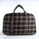 Road bag with lightning, external pocket, long belt, brown color