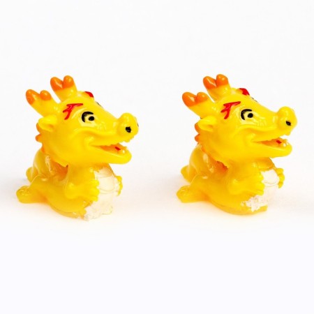Miniature Puppet "Dragon", set 2 pcs., Size 1 pc. - 2.8 × 3.2 cm-4