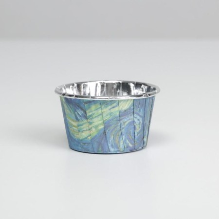 Form for baking cupcakes and cupcakes, confectionery packaging, Star Night, 7 x 4 x 5 cm-2