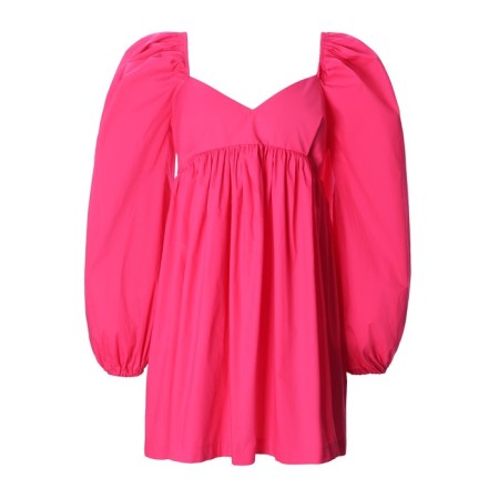 Women's dress MIST with voluminous sleeves, fuchsia, p.40-42-6