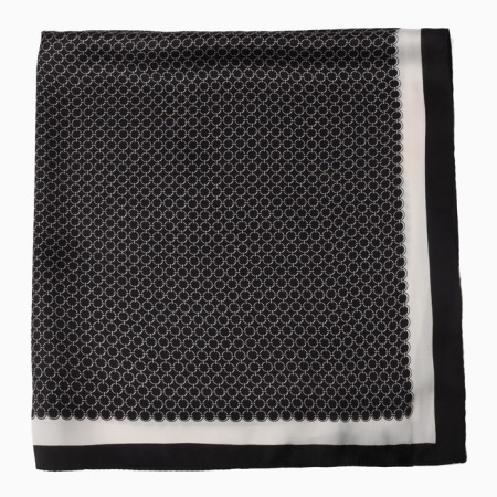 Women's scarf minku rr 70*70 cm, col. black-2