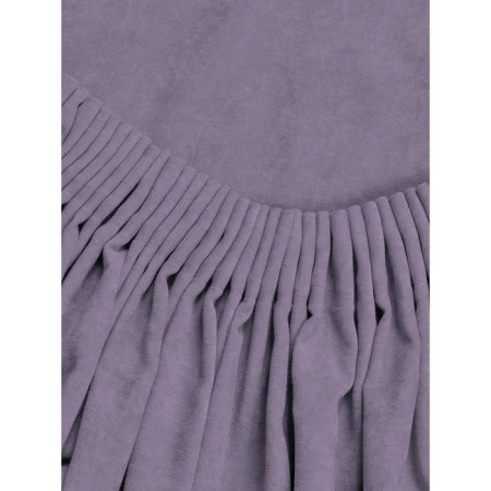 Set of curtains "Canvas", size 270x300 cm, 2 pcs, purple color-3