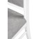 Wooden chair Avelin array of Buk/velor, white/gray 48x55x97 cm