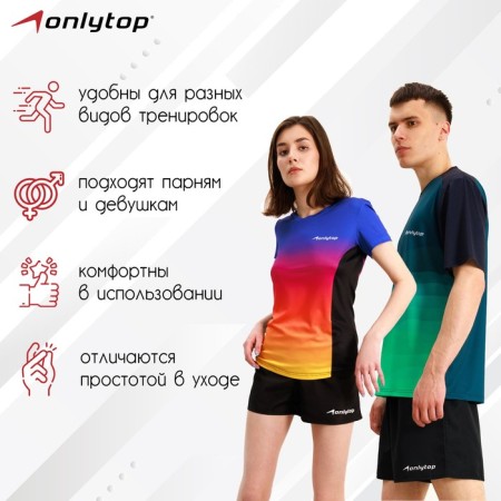 Sports shorts onlytop unisex Black, p. 44-1