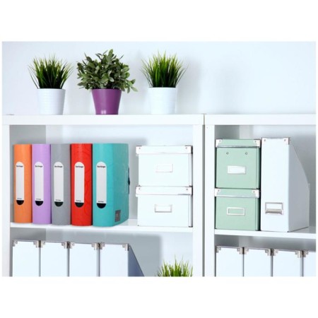 A4 80mm reception folder "Eclipse", 2500MKM, plastic (polypho), round/roots, elastic band, intra-corta-6