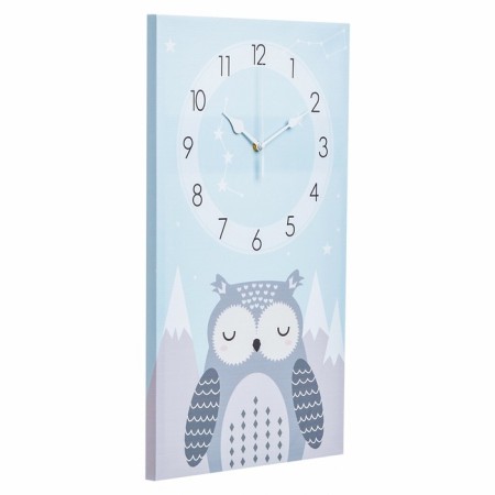 Carty clock wall "owl", smooth move, 35 x 60 cm, aa-2