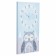 Carty clock wall "owl", smooth move, 35 x 60 cm, aa