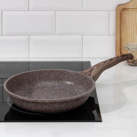 Nadoba Greta pan, anti -stick coating, D = 24 cm, brown color-4