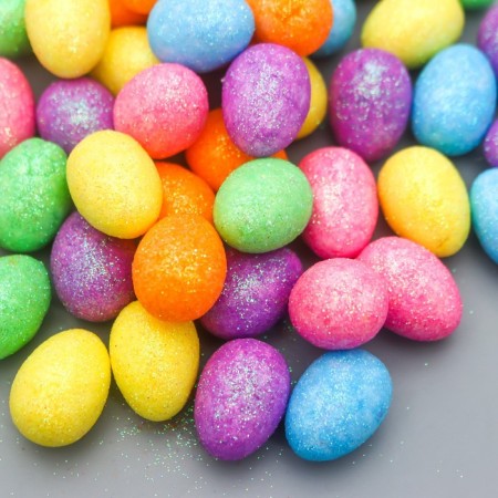 Easter "egg - shine" set 50 pcs multi -colored 2.5x1.8x1.8 cm-1