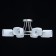 Tetro chandelier, size 74x25x74 cm, 480W 8xe14 IP 20