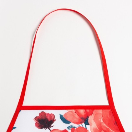 Kitchen set of "rose" dignity 17x17 cm, mittens 25x16 cm, apron 60x80 cm, 100% p/e-2