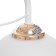 Miley chandelier 5x60W E27 white, gold 45x53x46cm